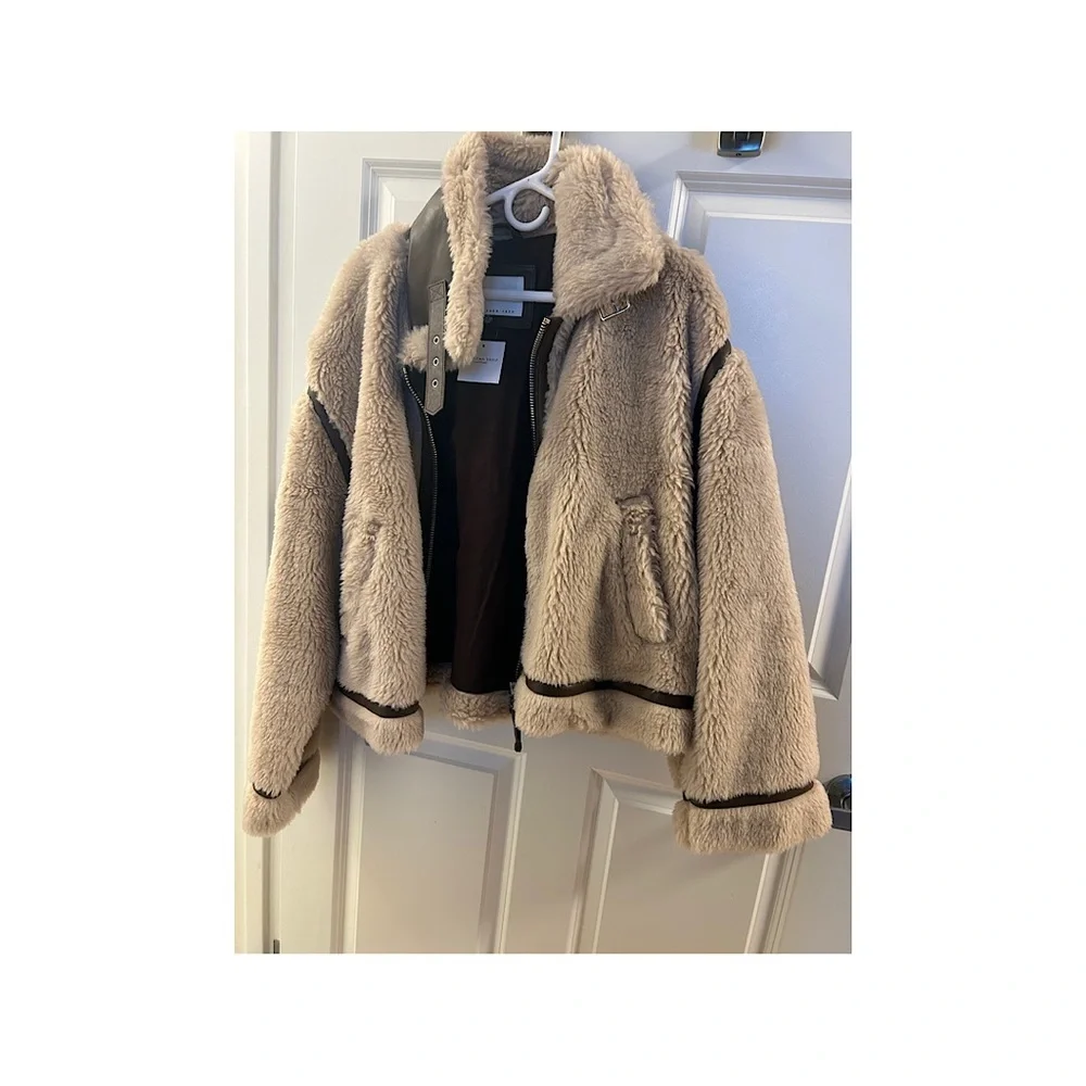 AE Teddy Biker Jacket 🧥 - Picture 3 of 5